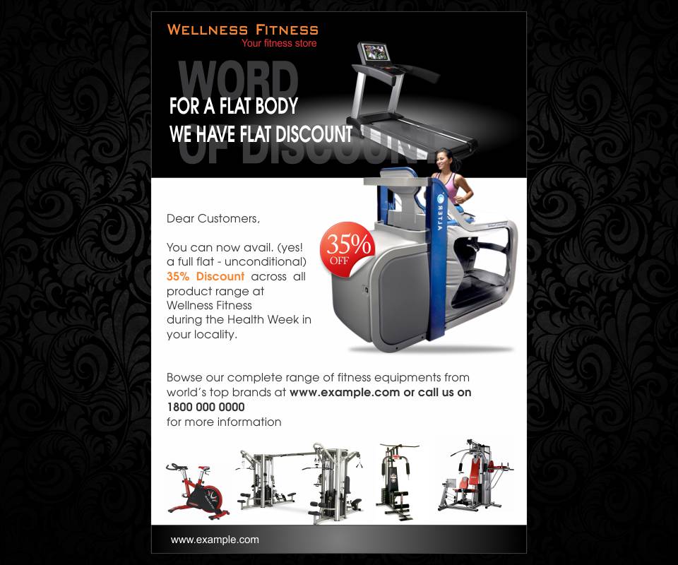 Fitness Equipment Emailer